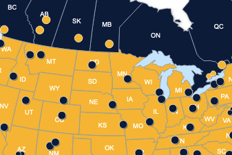 map of pickup hockey locations